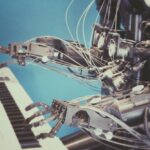 AI playing piano to show growing influence of Artificial Intelligence (AI) in healthcare