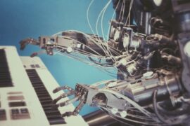 AI playing piano to show growing influence of Artificial Intelligence (AI) in healthcare