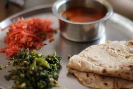 Indian food thali