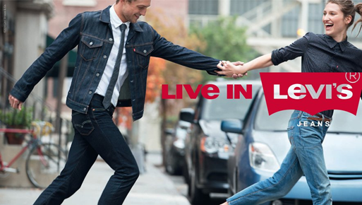 How Levi Strauss got Live in Levis tagline?